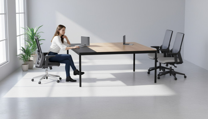 Scrivania in legno massello mobili per ufficio