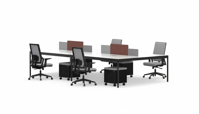 Moderni grande tavolo da lavoro, mobili da ufficio, tavolino per laptop, superficie di lavoro per ufficio