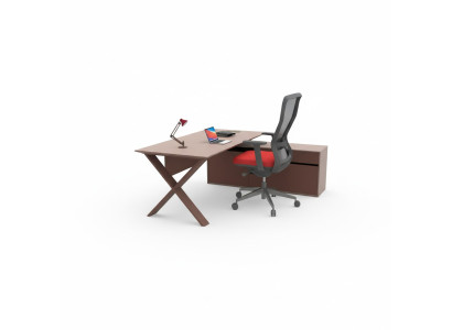 Scrivania Mobili da ufficio Tavolo da dirigente Mobili in legno Posto di lavoro per scrivania di design