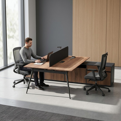Tavolo da lavoro, tavolo per laptop, mobili da ufficio, posto di lavoro in ufficio, stazione di lavoro, mobili in legno
