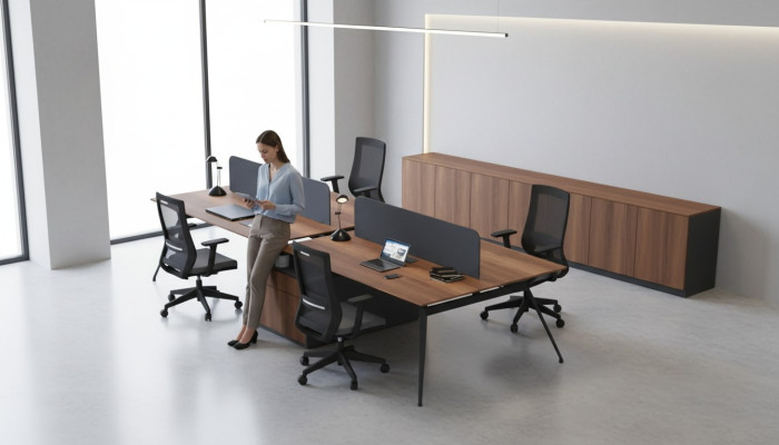Grande scrivania da lavoro Tavoli da ufficio Mobili da studio in legno massiccio Mobili di lusso