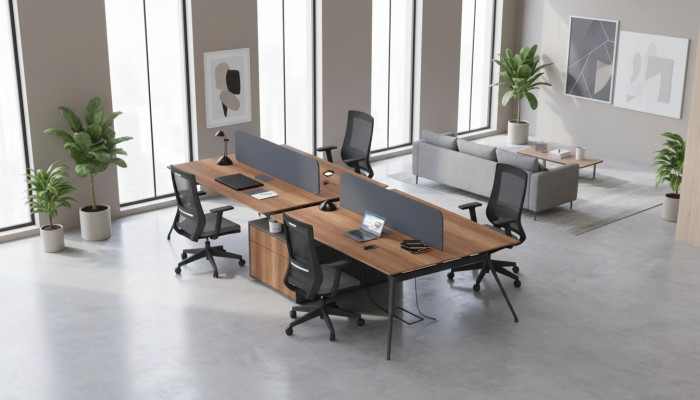 Grande scrivania da lavoro Tavoli da ufficio Mobili da studio in legno massiccio Mobili di lusso