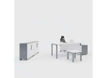 Mobili da ufficio in legno scrivania credenza tavolino arredamento d'ufficio moderno