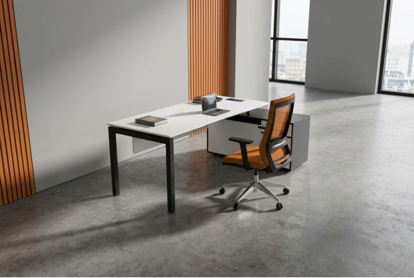 Tavolo da lavoro bianco, scrivania per computer, scrivanie da ufficio, mobili in legno, mobili per scrivania moderni