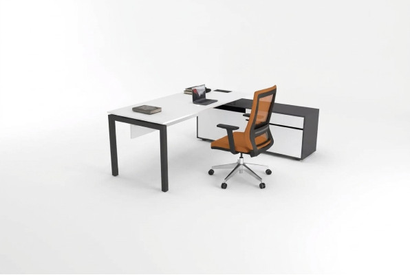 Mobili da ufficio bianchi Lusso Arredamento Scrivanie ad angolo Mobili da ufficio Legno