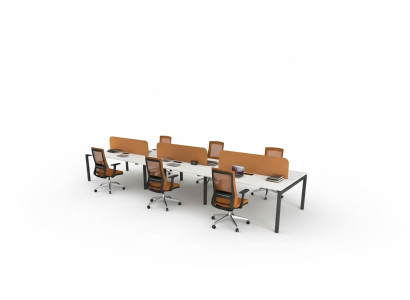 Mobili da ufficio Tavolo da lavoro per 6 persone Mobili per lo studio Mobili di legno
