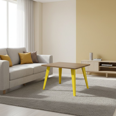 Piccolo tavolino in legno Tavolini moderni Tavolini da designer Arredi di lusso in legno.