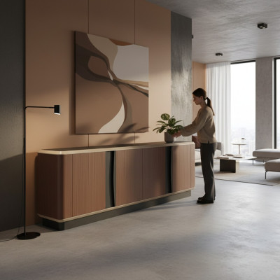Mobile sideboard di lusso design mobili in legno