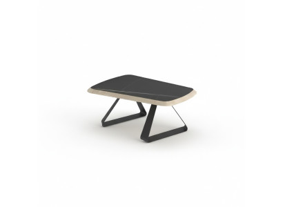 Scrivania da studio Tavolino da salotto Design moderno Tavolino da caffè Marrone Mobili in legno Nuovo