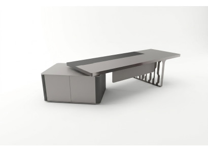 Scrivania moderna Arredamento per ufficio Mobili per lo studio Tavolo da ufficio Grigio