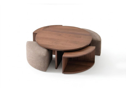 Tavolino da salotto tavolino da caffè soggiorno marrone design di lusso tavoli in legno.