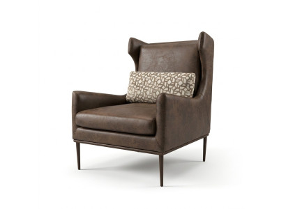 Poltrona da soggiorno seduta design moderno marrone stile moderno lusso nuovo