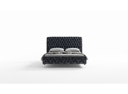 Camera da letto Letto 2x Comodino 5 pz. Set Design Moderno Lusso nuovo bianco