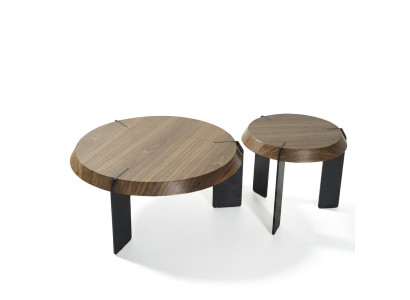 Tavolino da salotto Tavolino laterale Tavolo design Rotondo Marrone Tavolino da salotto Nuovo
