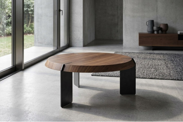Tavolino da salotto Tavolino d'appoggio Tavolo design Tondo Tavolino da salotto Nuovo