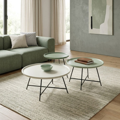 Tavolino da salotto in legno set 3 pezzi. Tavolino da caffè tavolo design tavolino da salotto.