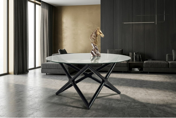 Tavolino da salotto design soggiorno Tavolo di lusso moderno Tavolino in vetro Nuovo