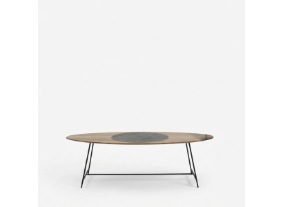 Tavolino da salotto Tavolo soggiorno Marrone Legno Tavolino da caffè Design Mobili Nuovi