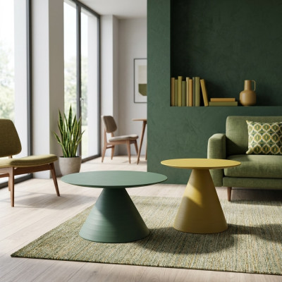 Tavolino da salotto Mobili di lusso Tavoli da soggiorno Design Mobili laccati 2 pezzi