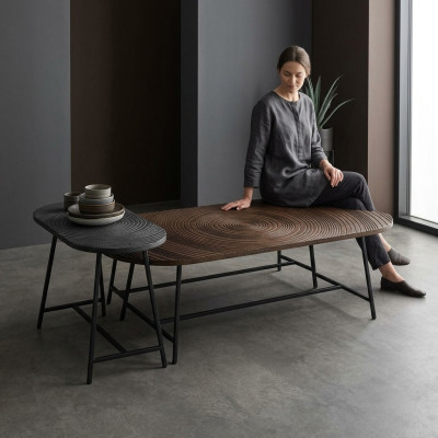 Tavolini da caffè di lusso di design stile italiano per il soggiorno.
