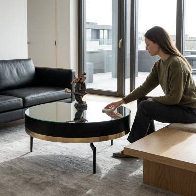 Tavolino design di lusso tavolo da caffè tavolini portaoggetti salotto