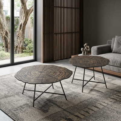 Tavolini da salotto Tavolini da caffè Tavolini da appoggio Design Tavoli da soggiorno 2 pezzi