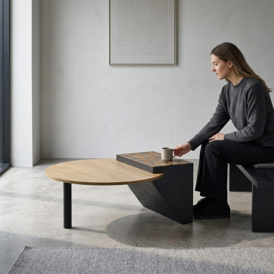 Tavolino da salotto in legno design tavolo da soggiorno mobili di lusso arredamento