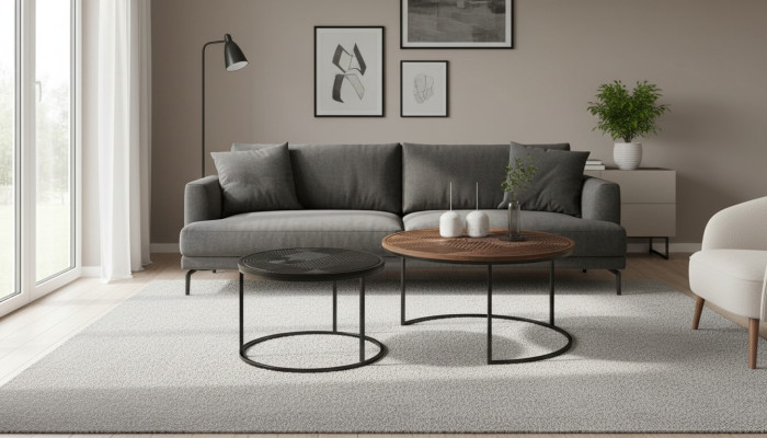 Moderni tavoli Designer di lusso Tavolino Nuovo Tavoli da salotto Tavolo 2 pezzi Marrone
