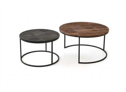 Moderni tavoli Designer di lusso Tavolino Nuovo Tavoli da salotto Tavolo 2 pezzi Marrone