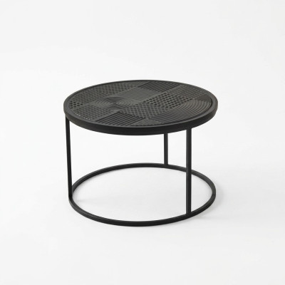Tavolino da caffè design in nero per arredamento da salotto