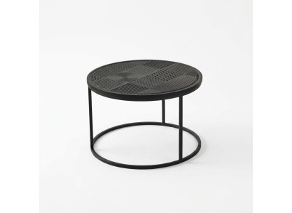 Tavolino da caffè design in nero per arredamento da salotto