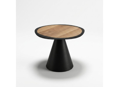 Tavolino da salotto design da salotto Tavolino da caffè Soggiorno Nero Tavolo Arredamento Rotondo