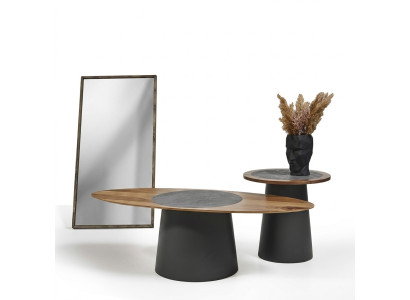 Tavolini da salotto Design Mobili Stile Legno Stile italiano Tavolini Tavolo rotondo