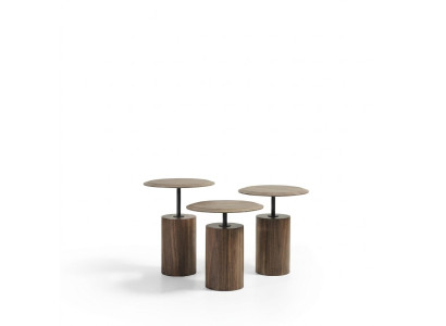 Tavolini da caffè di design di lusso in legno per soggiorno, 3 pezzi.