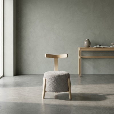 Sedia moderna 1x sala da pranzo lounge seduta sedia imbottita tessile nuova.