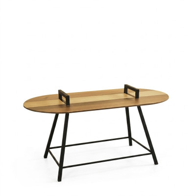 Tavolino da caffè Tavolino Soggiorno Marrone Lusso Design Tavolino