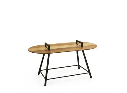 Tavolino da caffè Tavolino Soggiorno Marrone Lusso Design Tavolino