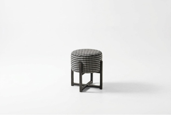 Sgabello Rotondo Design Moderno Poggiapiedi Panchina Poggiapiedi Comodino Imbottito