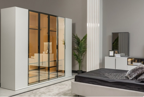 Armadio Mobili Armadio Stile Italiano Armadi da Camera da Letto di Lusso