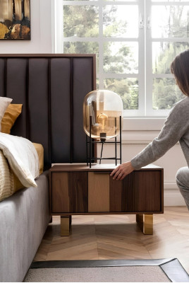 Comodini rettangolari in legno Tavolo da notte Tavolino Comodino Camera da letto