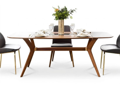 Tavolo da pranzo Design Mobili Sala da pranzo Tavolo di lusso Stile italiano Tavolo in legno Tavoli
