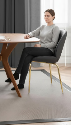 Una sedia senza confronto realizzata con materiali di alta qualità e acciaio inossidabile per la sala da pranzo.