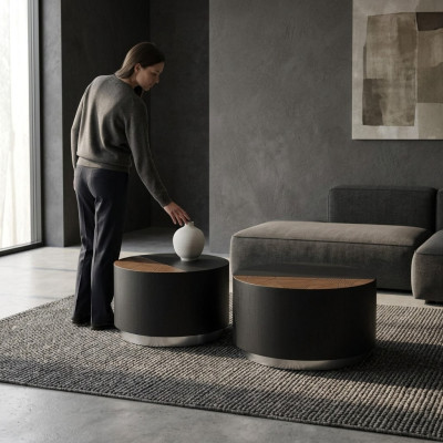 Tavolino da salotto con design di lusso, tavolo da caffè comodino mobili soggiorno.