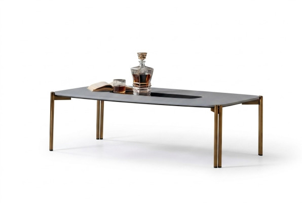 Tavolino da salotto Tavolino da caffè Salotto Bianco Lusso Tavolini da salotto Design Legno