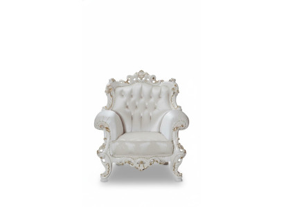 Chesterfield Design poltrona imbottita in tessuto di lusso divano 1 posto Reale