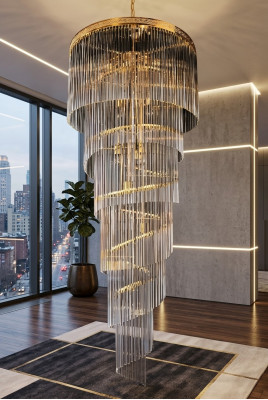 Lampadario lampada a sospensione nuovo Lampada da designer di lusso Moderna sala da pranzo