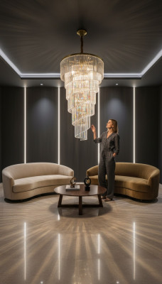 Lampada lussuosa lampadario soffitto plafoniera soggiorno bianco moderno luci