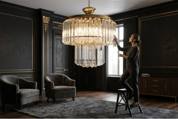 Lampadario a sospensione nuovo lampadario soggiorno Crystal
