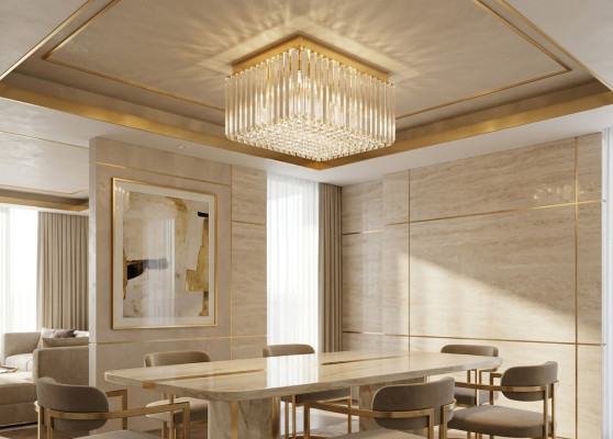 Lampadario lampada soggiorno cristalli luci soffitto luci di lusso