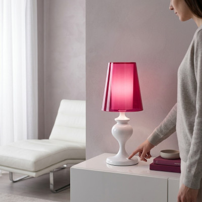 Lampada da tavolo Luminarie Design moderno rosa Lampadario da tavolo Luce